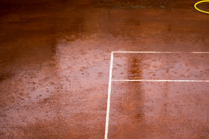 Rain Delays Men’s Quarterfinals in Paris