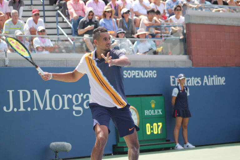 After Pep Talk, Kyrgios Fights Back to Move on at U.S. Open