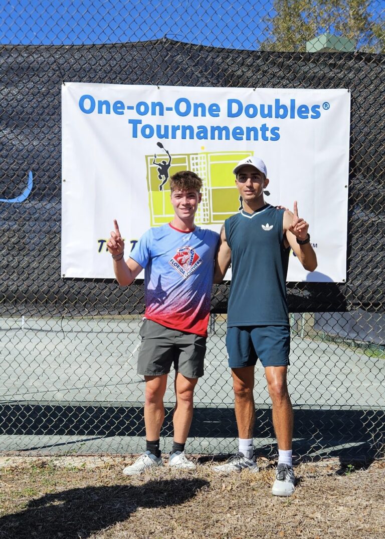 Florida Southern’s Nussbaum Captures Tampa Bay One-On-One Doubles Title