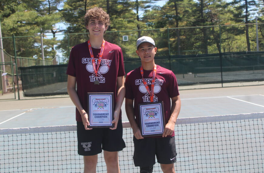 Garden City’s Bravo, Wiese Capture Second Straight Nassau County Doubles Title